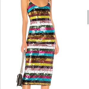 Sequin midi dress
